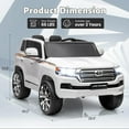thumbnail image 2 of 12V Licensed Toyota Land Cruiser Ride-On Car with Remote Control, 3 Speeds & LED Lights, 2 of 7