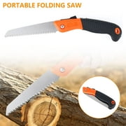 MTFun Garden Gear Folding Pruning Saw Hand Tool with Easy Grip Handle Steel Blade Tool Comfort Soft Grip for Garden or Tree Pruning