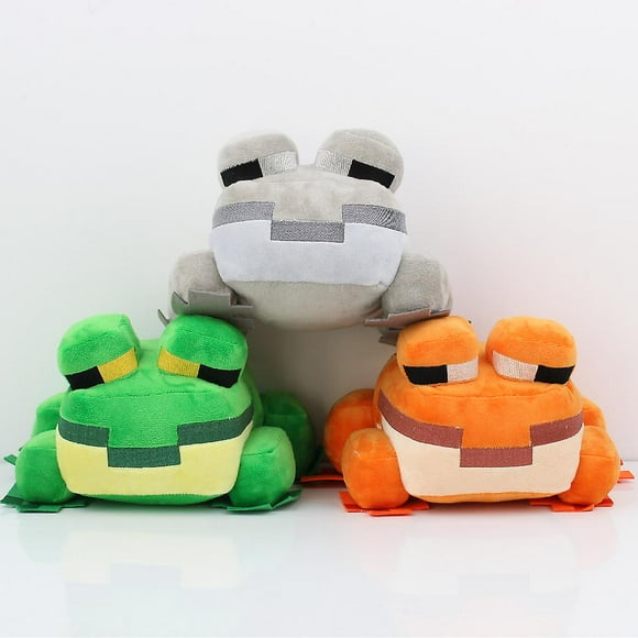 Creative Minecraft Frog Plush Toy Cute Stuffed Plush Pillow Kids Birthday Gifts
