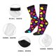 thumbnail image 5 of Balery Colorful Hearts Calcetas Largas con Estampado para Hombre y Mujer – Suaves y Transpirables, Talla Única (US 5-11), 5 of 6