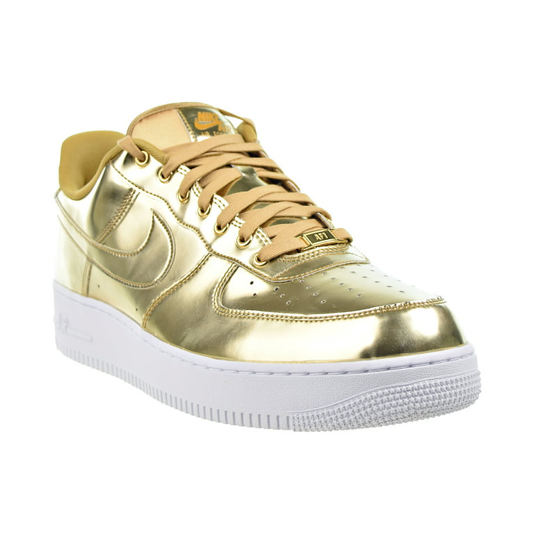Nike Womens W Air Force 1 Sp Metallic Gold Cq6566 700 Size