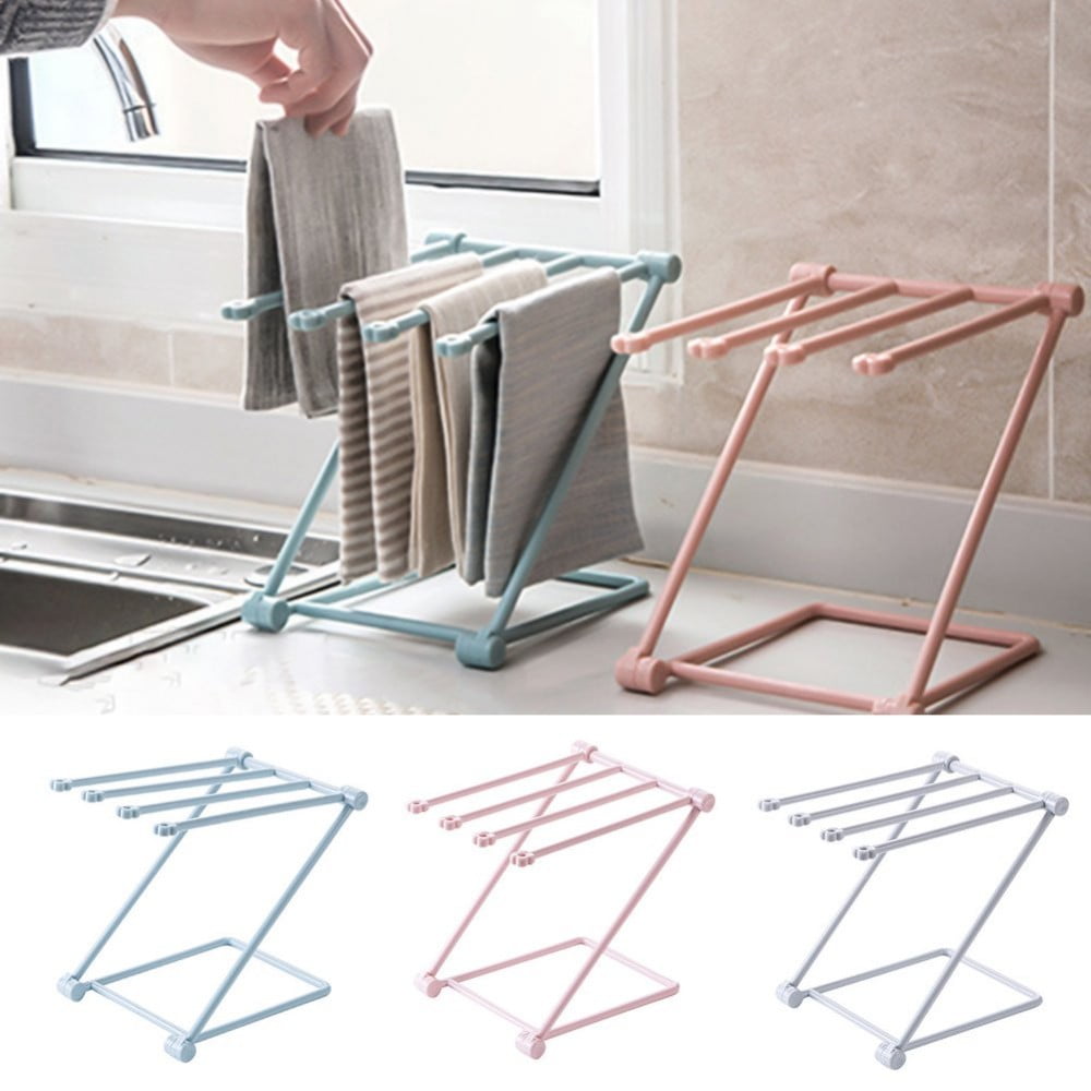 3PCS Washcloth Drying Rack, Home Kitchen Countertop Dishcloth Storage ...