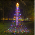 thumbnail image 1 of PIX-LINK 350LED cascada luces de cadena de Navidad estrella colgante Twinkle Fairy cortina de luz para fiesta al aire libre decoración de boda lyd modelStyleType, 1 of 2