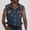Navy, variant on CLOISE Tank Tops for Men Sleeveless Big and Tall Shirts with Pockets Collared Casual Pullover Color Block Summer Blouses Green