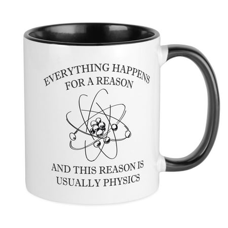 

CafePress - Everything Happens For A Reason Mug - Ceramic Coffee Tea Novelty Mug Cup 11 oz