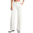 thumbnail image 4 of DOKOTOO Jeans for Women High Waisted Wide Leg Jeans Trendy Stretchy Denim Pants with Slanted Pockets Comfort Baggy Straight Leg (Plus Sizes Available), 4 of 8