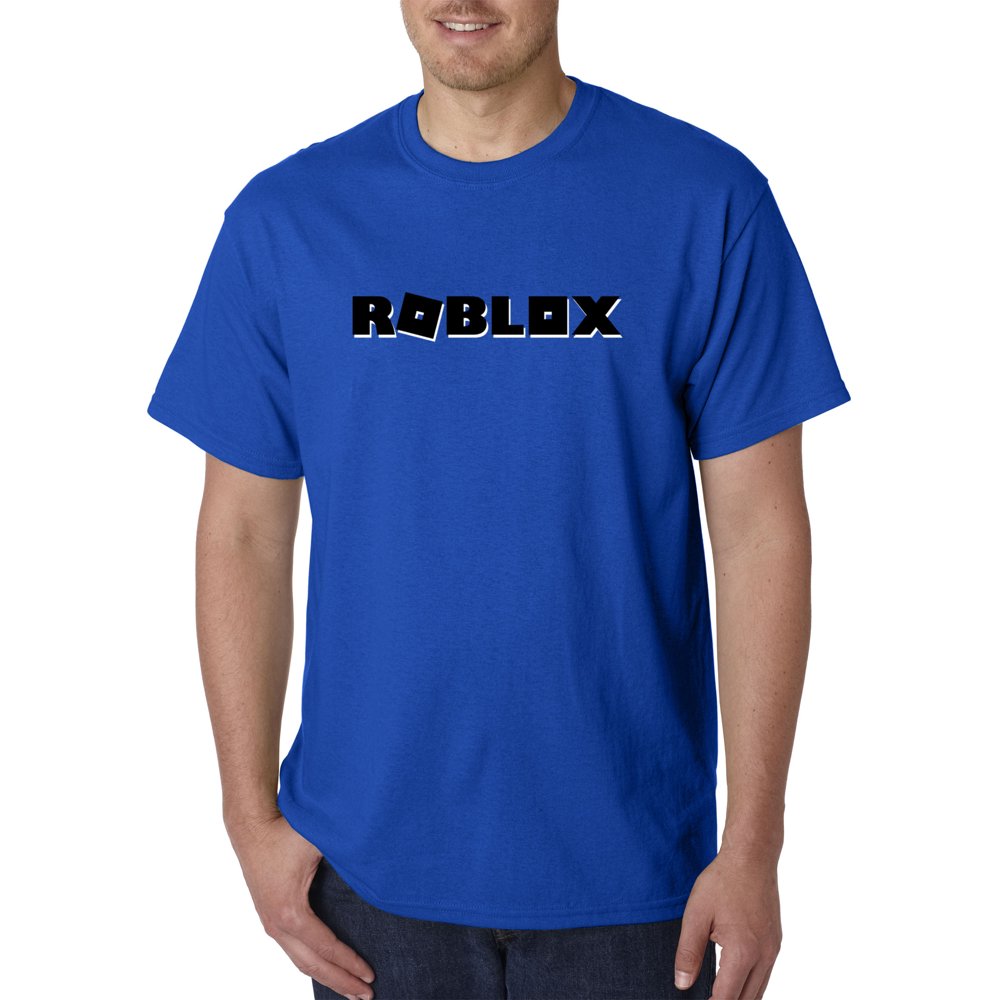 New Way 1168 - Unisex T-Shirt Roblox Block Logo Game Accent Medium ...