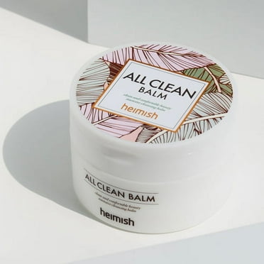 Heimish All Clean Balm 120ml, Cleansing balm Make up Remover, Face Wash, Korean make up remover, Facial cleansing balm, Balm to Oil, Pore and Sebum Care, Blackhead Care, Soothing & Moisturizing