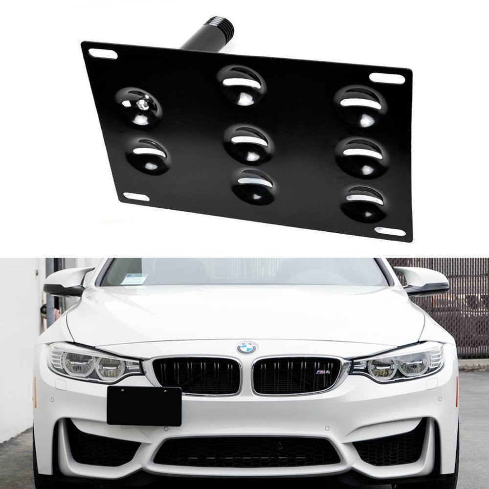 FOR BMW F30 F32 F10 3/4/5 SERIES Z4 BUMPER TOW HOOK LICENSE PLATE MOUNT BRACKET