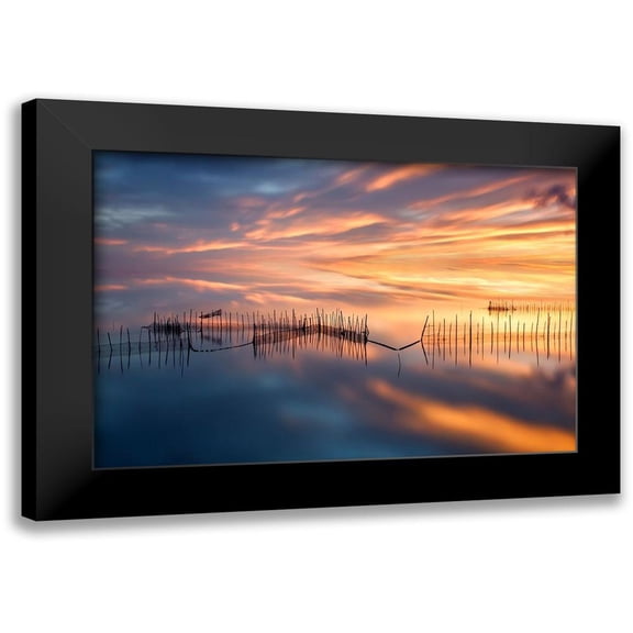 Beut, Jose 14x11 Black Modern Framed Museum Art Print Titled - Fishnets