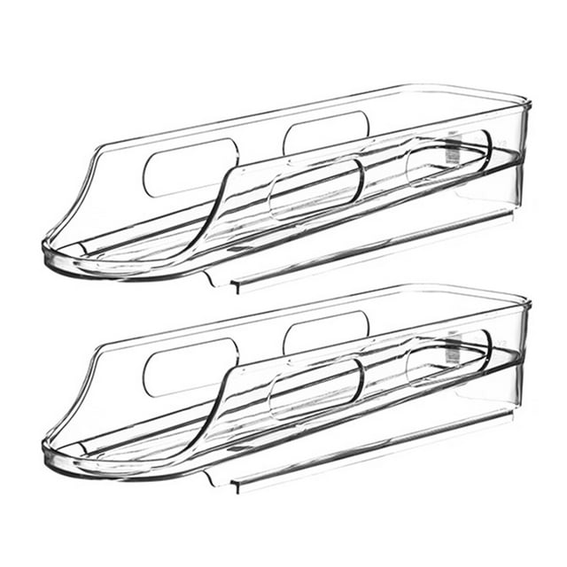 Organizador de huevos para refrigerador con diseño de estante rodante automático para almacenar huevos