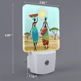 thumbnail image 2 of Fuzoiu African Women Print Dusk to Dawn LED Night Light with Light Sensor, Energy-Efficient Touch-Safe Night Lamp for Home, Office, and Kids' Rooms-UK, 2 of 7