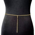 thumbnail image 2 of Yoyauz Pearl Belt Belt Gold Tiered Body Chain Pearl Navel Chain Beach Bikini Chain Party Sexy Body Jewelry Accessories For Ladies & Girls, 2 of 4