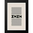 thumbnail image 2 of The Miuus Studio 13x18 Black Modern Framed Museum Art Print Titled - BaB No19., 2 of 5