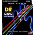 thumbnail image 1 of DR Strings NMCB-40 Guitare Basse Multi-Couleur Nickel Hi-Def, Medium, 40-100, 1 of 8