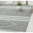 thumbnail image 5 of Rugs America Andres SN20A Sunray Geometric Vintage Black Area Rug, 5'3" x 7'0", 5 of 7