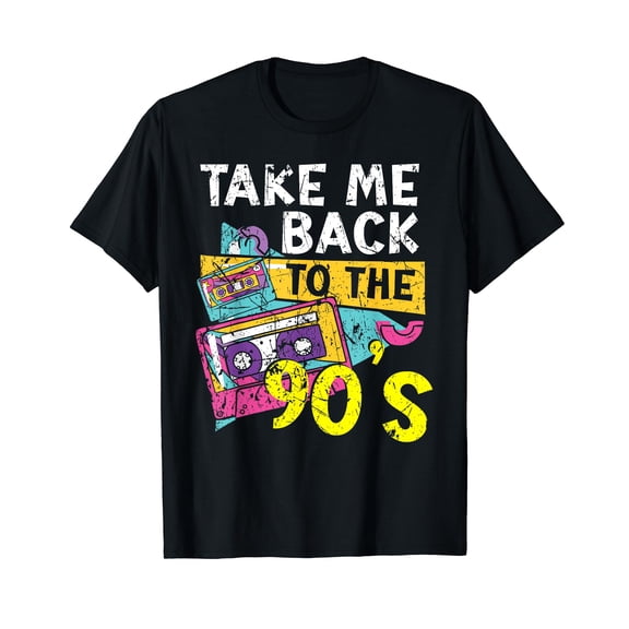 Take Me Back To The 90's 1990 Vintage Nineties Party 1990s T-Shirt