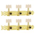 thumbnail image 1 of Graflsoa Pair of Gold Classical Guitar Tuners with Gear-Type Buttons, Metal Alloy Base & Plastic Column, Durable and Easy to Use, Ideal for Guitar Maintenance and Decoration., 1 of 6