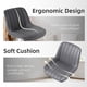 thumbnail image 5 of Juego de 2 Bancos de Bar Youhauchair Ajustables Giratorios Gris, 5 of 8