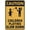 Warning Sign 2, variant on Caution Children Playing Slow Down Sign Signs Outdoor, Uv Printed Aluminum 8"x12", Weatherproof And Security Signs For Home Or Business
