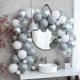 thumbnail image 2 of Gray White Balloon Garland Kit Metallic Silver Aluminium Foil Balloon Wedding Birthday Party Baby S, 2 of 5