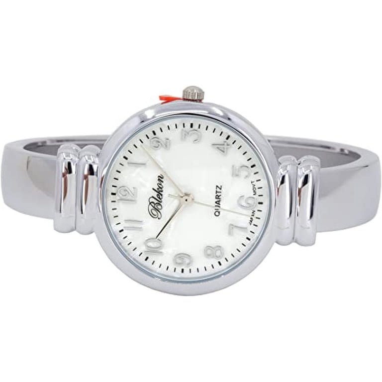 Blekon Original Mother Of Pearl Cuff Bracelet Watch For  display picture 1