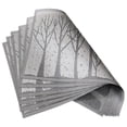 thumbnail image 2 of Juego de Manteles Aquila Individuales 6 piezas Arboles Plata, 2 of 7