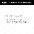 thumbnail image 3 of MAX Advanced Brakes - Brake Kit For 2016-2023 Mazda CX-5 (Naturally Aspirated Engine) | Carbon Ceramic Brake and Rotor Kit Front and Rear | Daily Performance Drilled Slotted Brake Rotors, 3 of 10