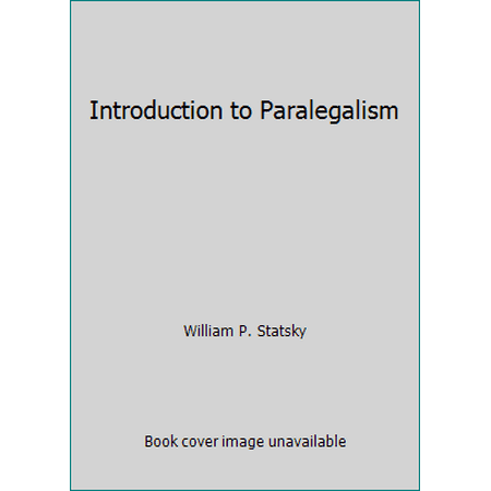 Pre-Owned Introduction to Paralegalism (Paperback) 0314006788 9780314006783