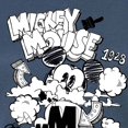 thumbnail image 3 of Disney - Mickey Mouse - Doodles & Clouds Sketch - Juniors Fitted Graphic T-Shirt, 3 of 5