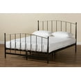 thumbnail image 6 of Baxton Studio Lana Modern and Contemporary Black Finished Metal Full Size Platform Bed, 6 of 8
