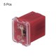 thumbnail image 3 of Fusible de cartucho automotriz 48V 50A terminal hembra caja J perfil bajo coche camión rojo 5 piezas, 3 of 4