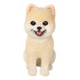 thumbnail image 4 of WLPZXP Pomeranian Dog Figurine Cute Home Decoration Ornament for Tabletop Desk Home Apricot, 4 of 9