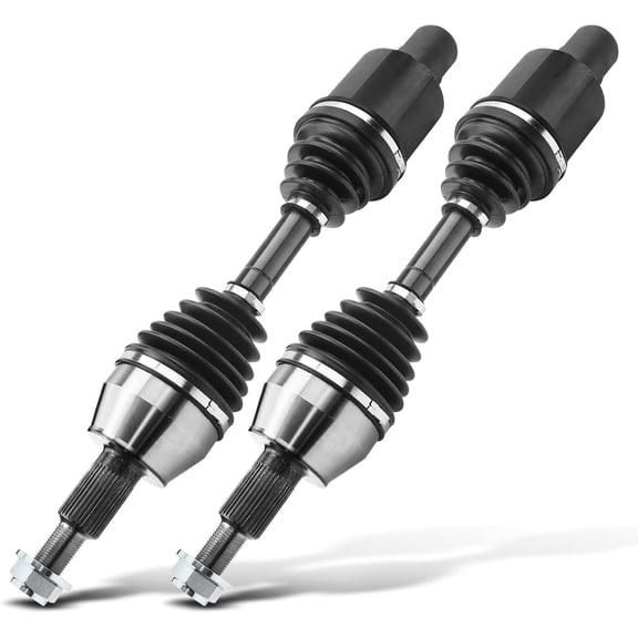 A-Premium Pair (2) Front CV Axle Shaft Assembly Compatible with Dodge Durango 2004-2009 & Chrysler Aspen 2007-2009, 4WD, Driver and Passenger Side, Replace# 52114390AA, 52114390AB