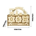 Bixock 2025 New Year Calendar Gifts Christmas DIY Wooden Three
