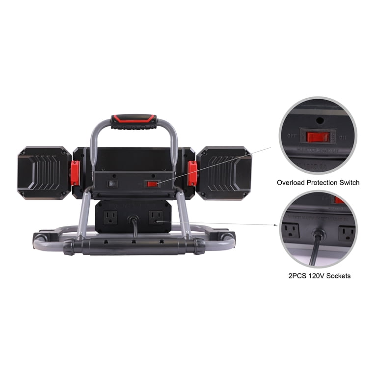 Hyper Tough 3000 Lumen LED Work Light, Adjustable photo 4