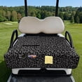 thumbnail image 2 of HUIACONG Black Leopard Print Golf Cart Seat Covers Breathable Portable Golf Cart Seat Covers Club Car Comfortable Non-Slip Fit Most Cars EZGO Yamaha Club Car, 2 of 7