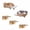 2 Beds & 3 Steps, variant on Solid Wood Wall Mounted Cat Perch Balcony 3-Pack Walkway