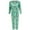 Green, variant on Not a Morning Person  Cocoa and Cookies Long Sleeve Pajama Set (Women)