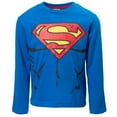 thumbnail image 5 of DC Comics Justice League Batman Superman The Flash Toddler Boys 4 Pack Costume Long Sleeve T-Shirts Toddler to Big Kid, 5 of 5