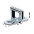thumbnail image 2 of SOPOTUTU Highstrength Metal Car Door Latch Silver Rv Door Lock Easy Installation Modern Look, 2 of 5