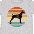 thumbnail image 4 of Inktastic Doberman Dog Retro Sunset Boys or Girls Toddler T-Shirt, 4 of 5