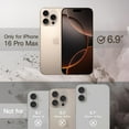 thumbnail image 2 of JETech Case for iPhone 16 Pro Max 6.9-Inch, Shockproof Phone Bumper Cover, Solid Color Matte TPU Frame, Anti-Scratch Clear Back (Natural Titanium), 2 of 6