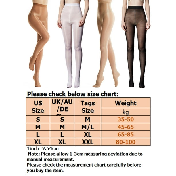 Tights for Women 80D Run Resistant Soft Opaque Solid Color Control Top  Stockings High Waist Footed Pantyhose Stretch Sheer Black Black One Size at   Women's Clothing store
