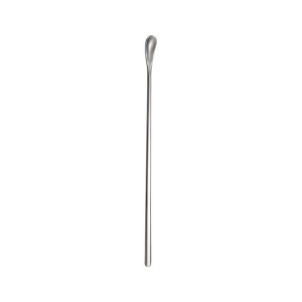 Copa espátula de acero inoxidable, espátula larga para café, cócteles, bar, espátula de mezcla, cocina, hogar, para bar, espátula de metal resistente, espátula de bar larga, espátula de