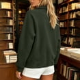 thumbnail image 7 of WRFWUL Womens Full Zip Up Track Jacket Lightweight Collared No Hood Long Sleeve Athletic Sweatshirt Fall Winter Trendy Track Jackets with Pockets, 7 of 7
