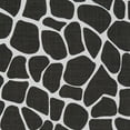 thumbnail image 2 of Split P Black Giraffe Printed Napkin Set of 4, 2 of 4