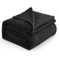 thumbnail image 1 of Manta Bedsure Fleece California King Size, franela negra, 1 of 9