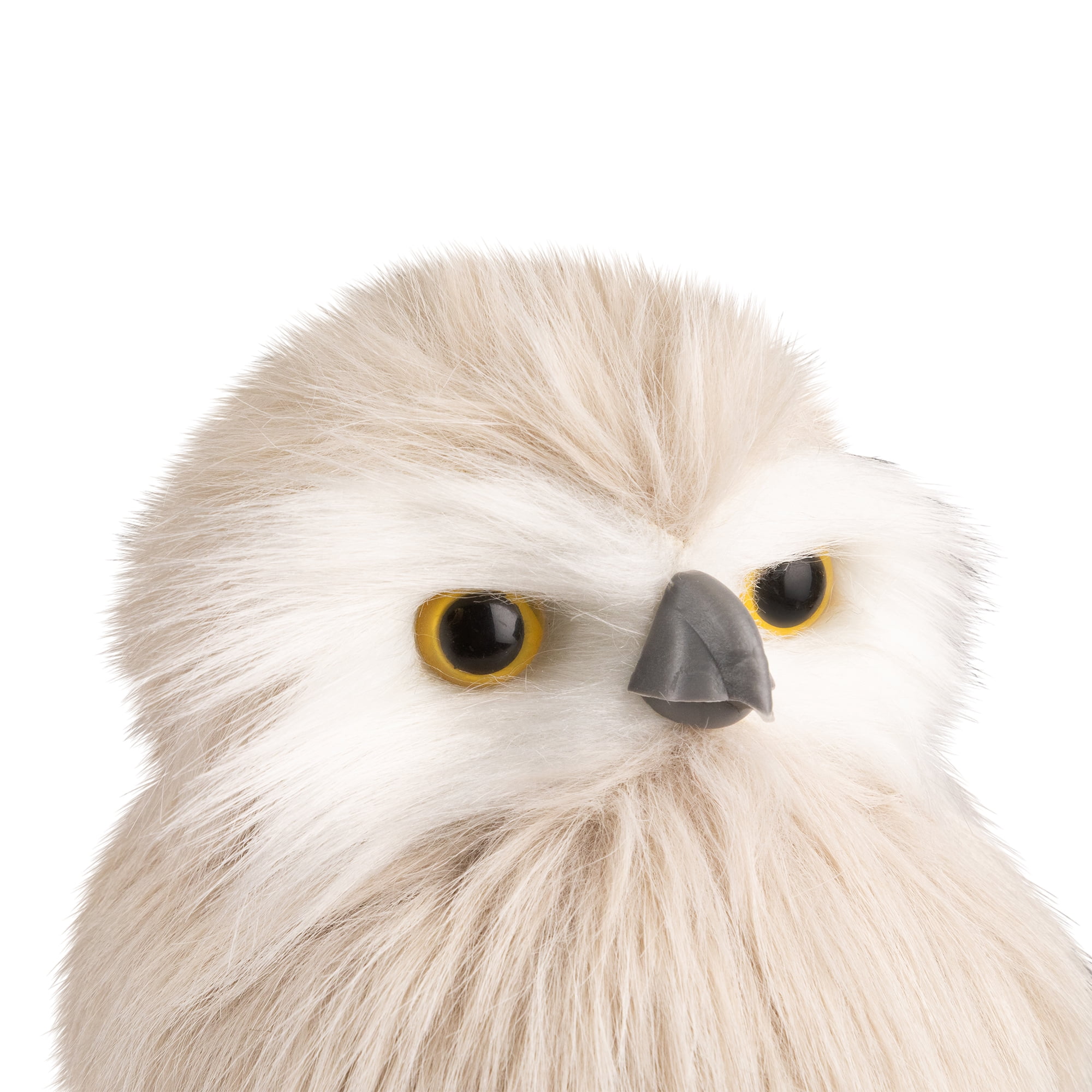 Standing Winter Owl Christmas Figure - 12.25" - Cream and White