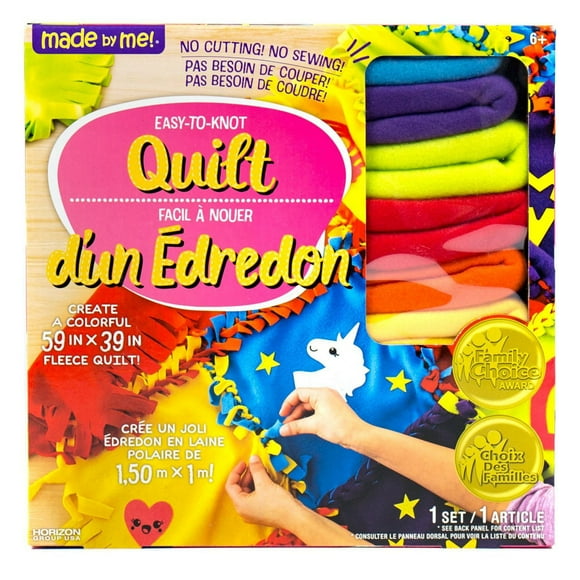 Made By Me Easy-to-Knot Quilt Making